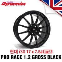 [Team Dynamics]PRO RACE 1.2 레이싱 휠 현대 i30 17인치 7.5J PCD114.3 ET38 (유광블랙)