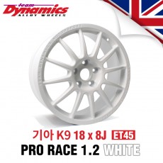 [Team Dynamics]PRO RACE 1.2 레이싱 휠 기아 K9 18인치 8J PCD114.3 +45 (화이트)