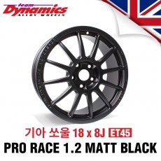 [Team Dynamics]PRO RACE 1.2 레이싱 휠 기아 쏘울 18인치 8J PCD114.3 +45 (무광블랙)