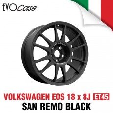 [EVOCORSE]SAN REMO 레이싱 휠 폭스바겐 EOS 18인치 8J PCD112 +45 (무광블랙)