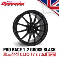 [Team Dynamics]PRO RACE 1.2 레이싱 휠 르노삼성 CLIO 17인치 7.5J PCD100 ET37 (유광블랙)